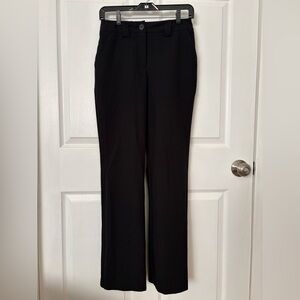 Worthington Black Straight Leg Dress Pants